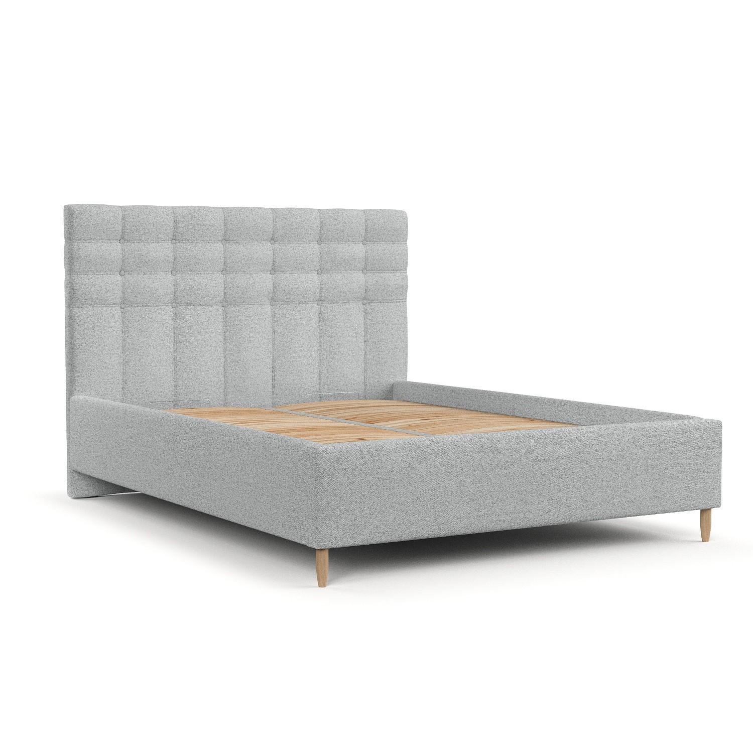 wohnli-moebel-suche-800001271145 Wohnli Möbelsuche - POLSTERBETT Soma 180/200 cm Hellgrau im Riva Stoff