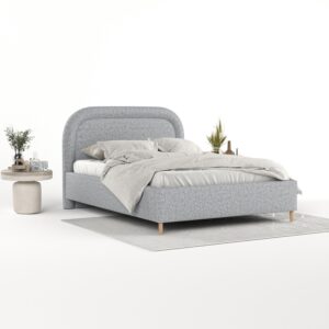 wohnli-moebel-suche-800001271152-1 POLSTERBETT Zoya 140/200 cm Grau im Riva Stoff Textil AltaBeds Möbel > Betten > Polsterbetten Grau