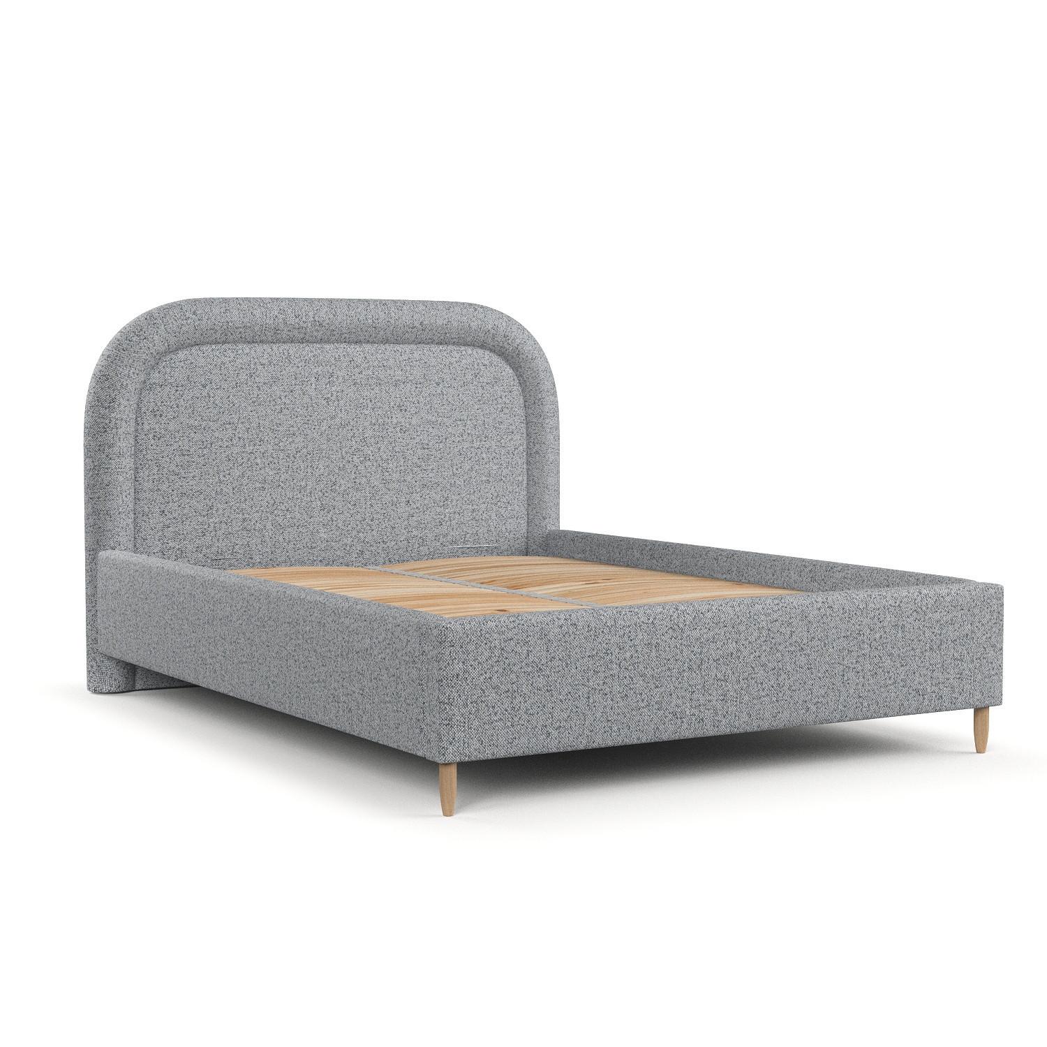 wohnli-moebel-suche-800001271159 Wohnli Möbelsuche - POLSTERBETT Zoya 120/200 cm Grau im Riva Stoff