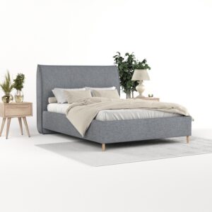 wohnli-moebel-suche-800001271176-1 POLSTERBETT Mira 120/200 cm Grau im Neve Stoff Textil AltaBeds Möbel > Betten > Polsterbetten Grau