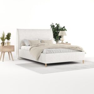 wohnli-moebel-suche-800001271193-1 POLSTERBETT Mira 180/200 cm Creme im Neve Stoff Textil AltaBeds Möbel > Betten > Polsterbetten Weiß
