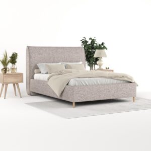 wohnli-moebel-suche-800001271256-1 POLSTERBETT Mira 160/200 cm Beige im Neve Stoff Textil AltaBeds Möbel > Betten > Polsterbetten Beige
