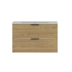 wohnli-moebel-suche-800001271743-1 WASCHTISCH 80cm Astrid Holz Holzwerkstoff Petits-meubles Möbel > Schränke > Badezimmerschränke > Waschtische Braun