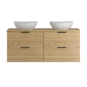 wohnli-moebel-suche-800001271744-1 DOPPELWASCHTISCH 120.6cm Astrid Holz Holzwerkstoff Petits-meubles Möbel > Schränke > Badezimmerschränke > Waschtische Braun