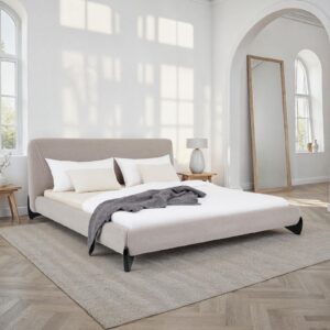 wohnli-moebel-suche-800001274117-1 POLSTERBETT PATERNA 180x200 cm grau Textil IDIMEX Möbel > Betten > Polsterbetten Grau