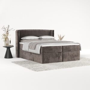 wohnli-moebel-suche-800001274419-1 BOXBETT Viva 200/200 cm Braun im Lotta Stoff Textil AltaBeds Möbel > Betten > Boxspringbetten Braun