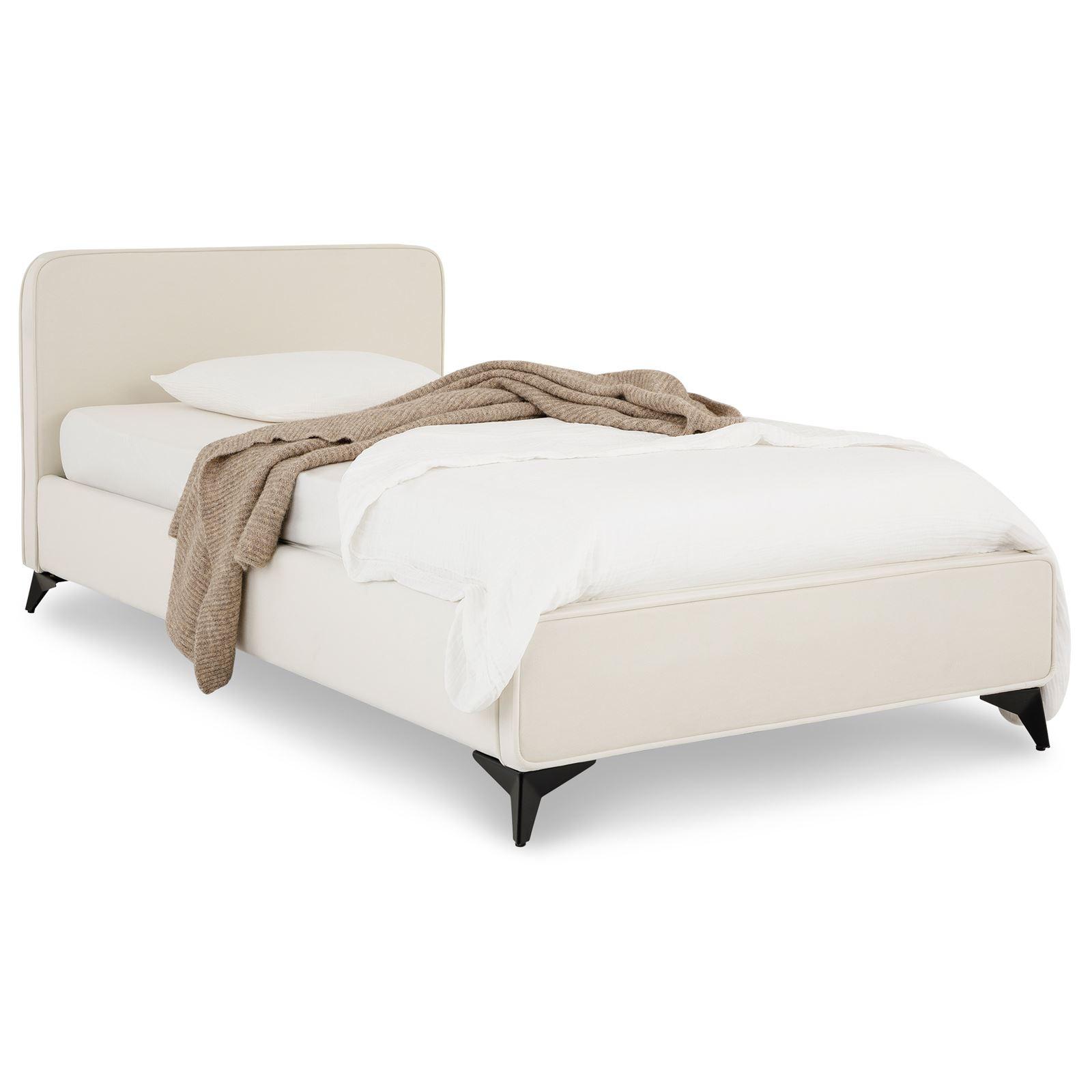 Wohnli Möbelsuche - POLSTERBETT LAVORO 90x200 cm cremeweiß