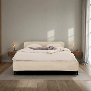 wohnli-moebel-suche-800001274516-1 POLSTERBETT LAVORO 140x200 cm beige Textil IDIMEX Möbel > Betten > Polsterbetten Beige
