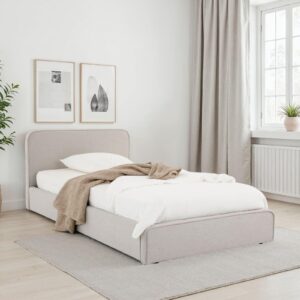 wohnli-moebel-suche-800001274517-1 POLSTERBETT MARINI 90x200 cm hellgrau Textil IDIMEX Möbel > Betten > Polsterbetten Grau