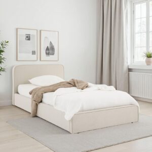POLSTERBETT MARINI 90x200 cm cremeweiß Textil IDIMEX Möbel > Betten > Polsterbetten Weiß
