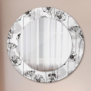 wohnli-moebel-suche-800001281030-1 SPIEGEL Rund Ø 50 cm mit Aufdruck Glas Wallfluent Spiegel > Wandspiegel Weiß