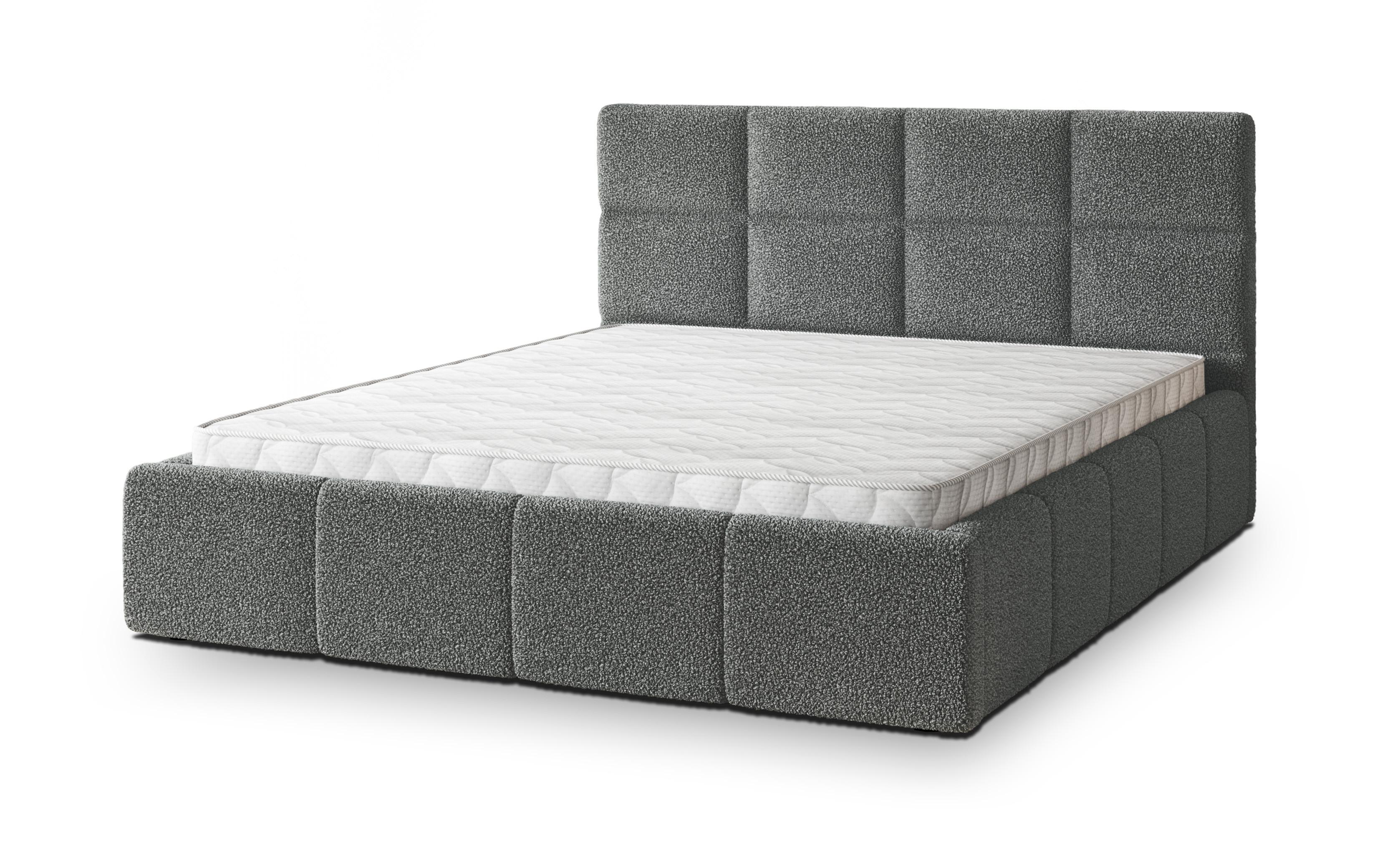 wohnli-moebel-suche-800001281286 Wohnli Möbelsuche - POLSTERBETT COMO 140x200 cm mit Bettkästen - Grau