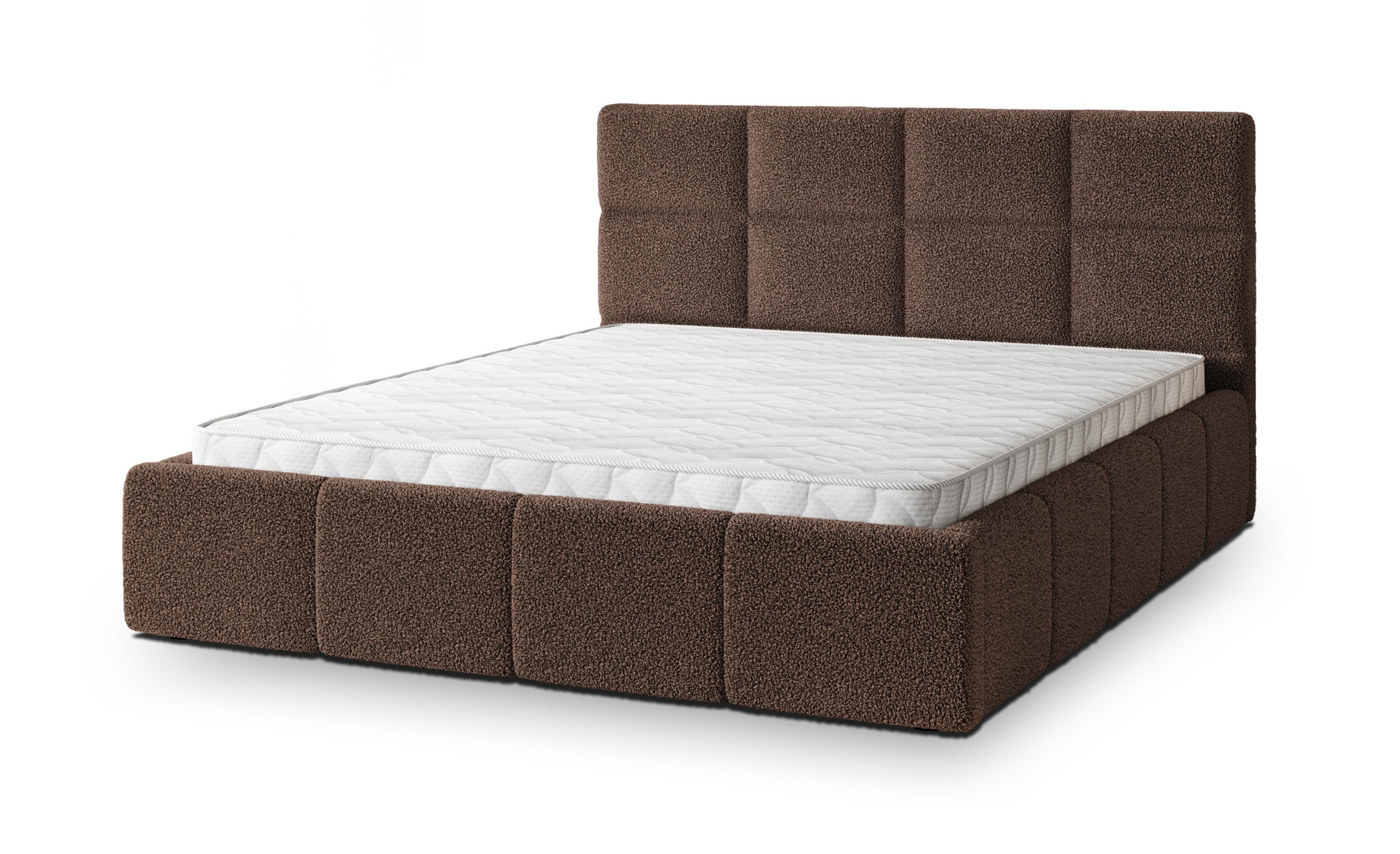 wohnli-moebel-suche-800001281306 Wohnli Möbelsuche - POLSTERBETT COMO 160x200 cm mit Bettkästen - Braun
