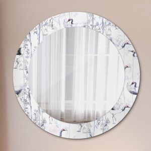 wohnli-moebel-suche-800001284626-1 SPIEGEL Rund Ø 60 cm mit Aufdruck Glas Wallfluent Spiegel > Wandspiegel Weiß