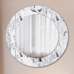 wohnli-moebel-suche-800001284630-1 SPIEGEL Rund Ø 50 cm mit Aufdruck Glas Wallfluent Spiegel > Wandspiegel Weiß