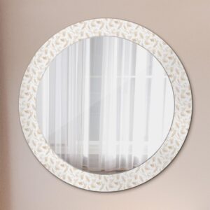 wohnli-moebel-suche-800001284652-1 SPIEGEL Rund Ø 70 cm mit Aufdruck Glas Wallfluent Spiegel > Wandspiegel Weiß