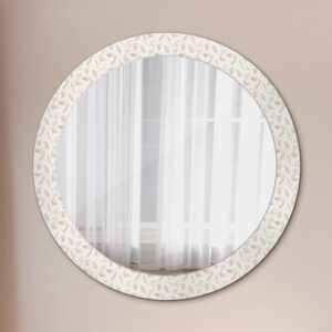 wohnli-moebel-suche-800001284654-1 SPIEGEL Rund Ø 80 cm mit Aufdruck Glas Wallfluent Spiegel > Wandspiegel Weiß