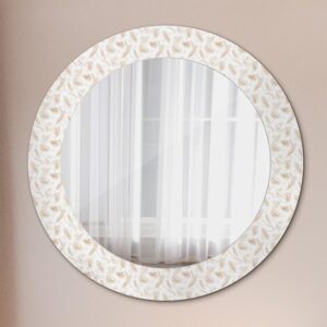 wohnli-moebel-suche-800001284657-1 SPIEGEL Rund Ø 60 cm mit Aufdruck Glas Wallfluent Spiegel > Wandspiegel Weiß