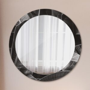 wohnli-moebel-suche-800001284716-1 SPIEGEL Rund Ø 80 cm mit Aufdruck Glas Wallfluent Spiegel > Wandspiegel Grau