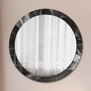 wohnli-moebel-suche-800001284723-1 SPIEGEL Rund Ø 90 cm mit Aufdruck Glas Wallfluent Spiegel > Wandspiegel Grau