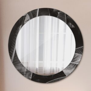 wohnli-moebel-suche-800001284725-1 SPIEGEL Rund Ø 70 cm mit Aufdruck Glas Wallfluent Spiegel > Wandspiegel Grau
