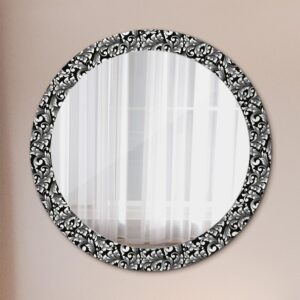 wohnli-moebel-suche-800001284738-1 SPIEGEL Rund Ø 80 cm mit Aufdruck Glas Wallfluent Spiegel > Wandspiegel Weiß
