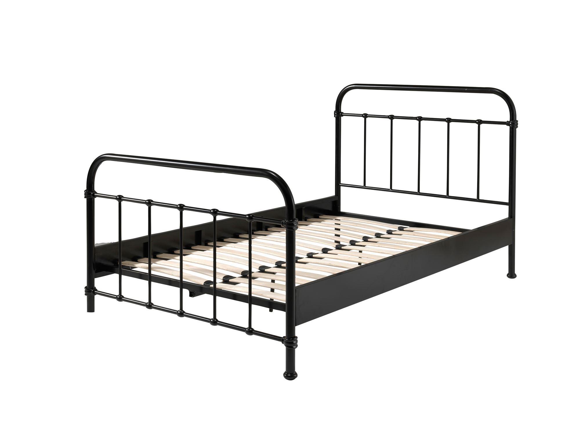 wohnli-moebel-suche-800001289066 Wohnli Möbelsuche - METALLBETT Karlyn 210x111x129 aus Metall in Schwarz