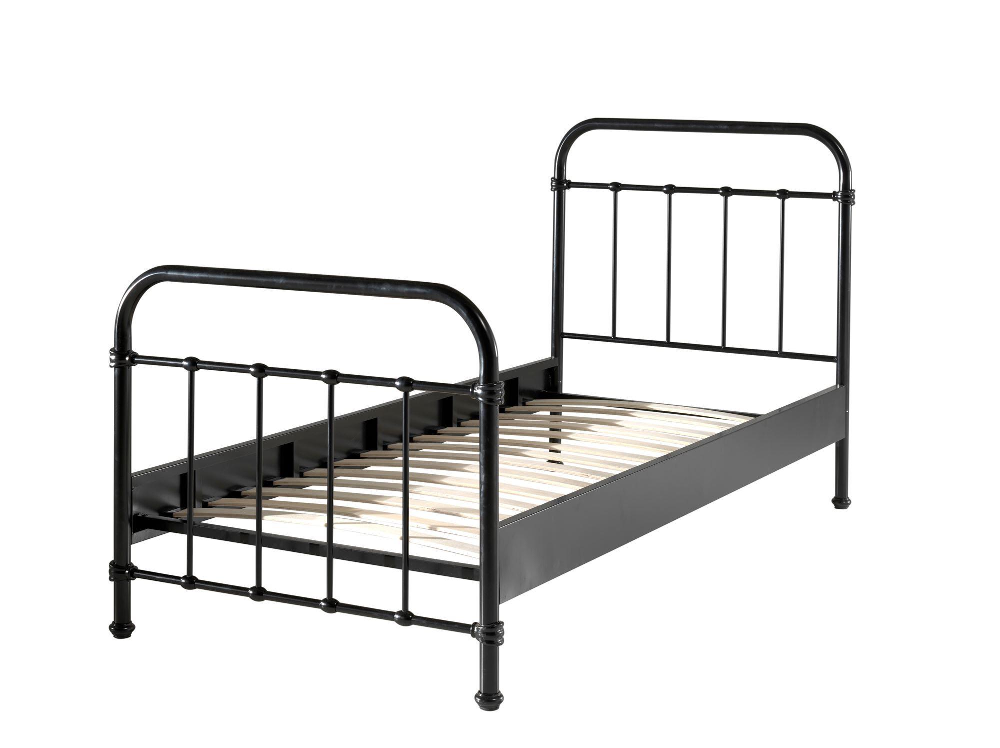 wohnli-moebel-suche-800001289068 Wohnli Möbelsuche - METALLBETT Karlyn 210x111x98 aus Metall in Schwarz