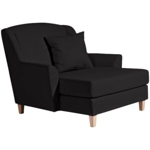 wohnli-moebel-suche-800001289506 Wohnli Möbelsuche - SESSEL XXL Karil Bezug Kunstleder Buche natur / schwarz