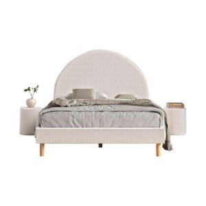 wohnli-moebel-suche-800001290925 Wohnli Möbelsuche - POLSTERBETT mit Hocker Karlotta 147x132x212 aus Holzwerkstoff in Weiß