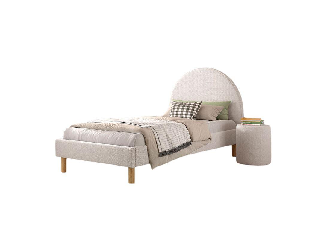 wohnli-moebel-suche-800001290930 Wohnli Möbelsuche - POLSTERBETT mit Hocker Karlotta 97x107x212 aus Holzwerkstoff in Weiß