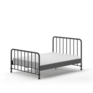 wohnli-moebel-suche-800001290943-1 METALLBETT Kay 147x110x207 aus Metall in Schwarz matt Metall 58aufmkessel Möbel > Betten Schwarz