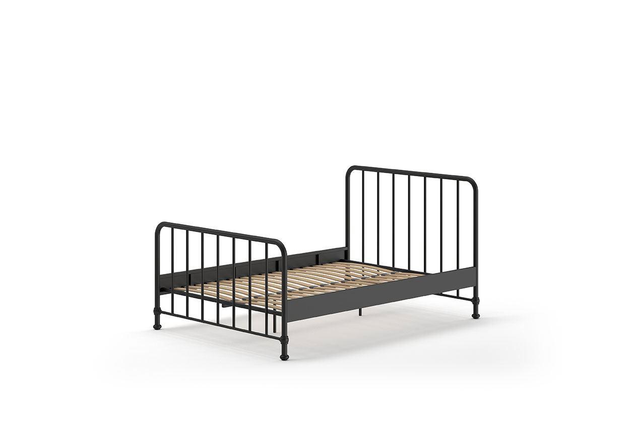 wohnli-moebel-suche-800001290943 Wohnli Möbelsuche - METALLBETT Kay 147x110x207 aus Metall in Schwarz matt