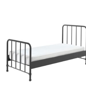 wohnli-moebel-suche-800001290945-1 METALLBETT Kay 97x110x206 aus Metall in Schwarz matt Metall 58aufmkessel Möbel > Betten Schwarz