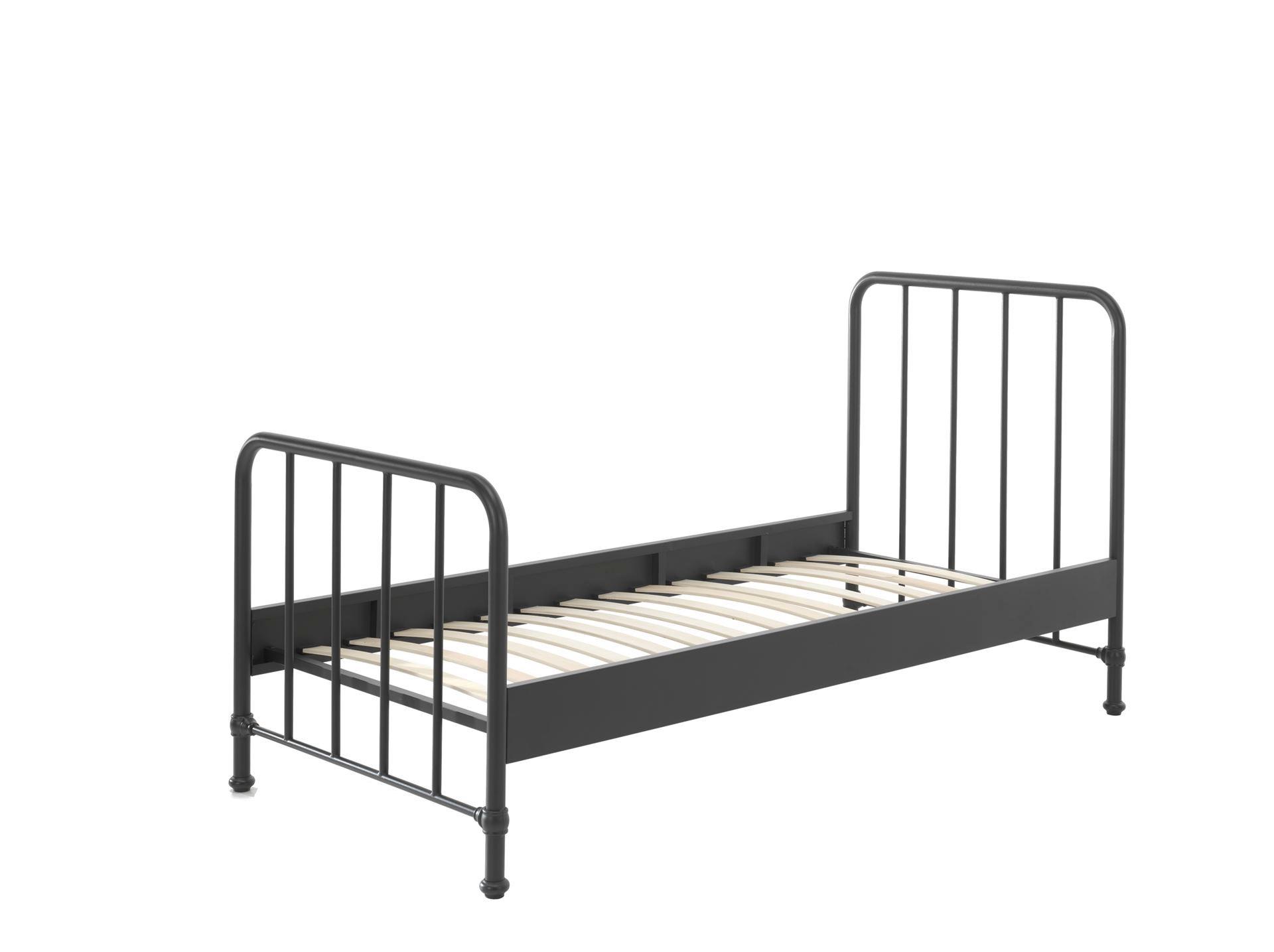 wohnli-moebel-suche-800001290945 Wohnli Möbelsuche - METALLBETT Kay 97x110x206 aus Metall in Schwarz matt