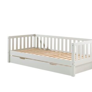 Wohnli Möbelsuche - KOJENBETT Karena 211x68x98 aus Massivholz in Weiß