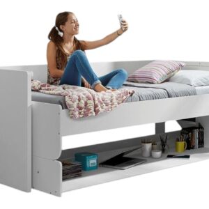 wohnli-moebel-suche-800001291440 Wohnli Möbelsuche - FUNKTIONSBETT Kassandra 217x148x110 aus Holzwerkstoff in Weiß