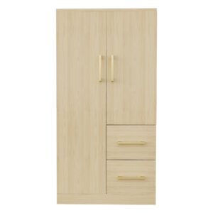 wohnli-moebel-suche-800001291444 Wohnli Möbelsuche - KLEIDERSCHRANK 70x135 cm in Natur Holz-Optik mit 2 Türen