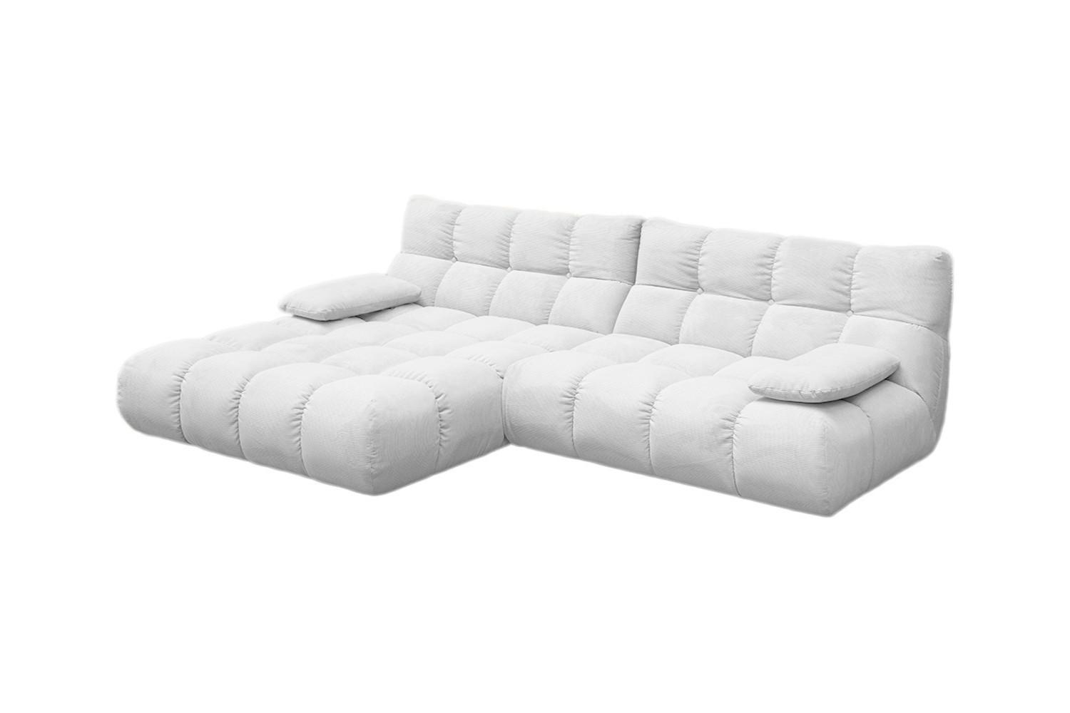 Wohnli Möbelsuche - ECKSOFA VIVIEN Weiß Cord