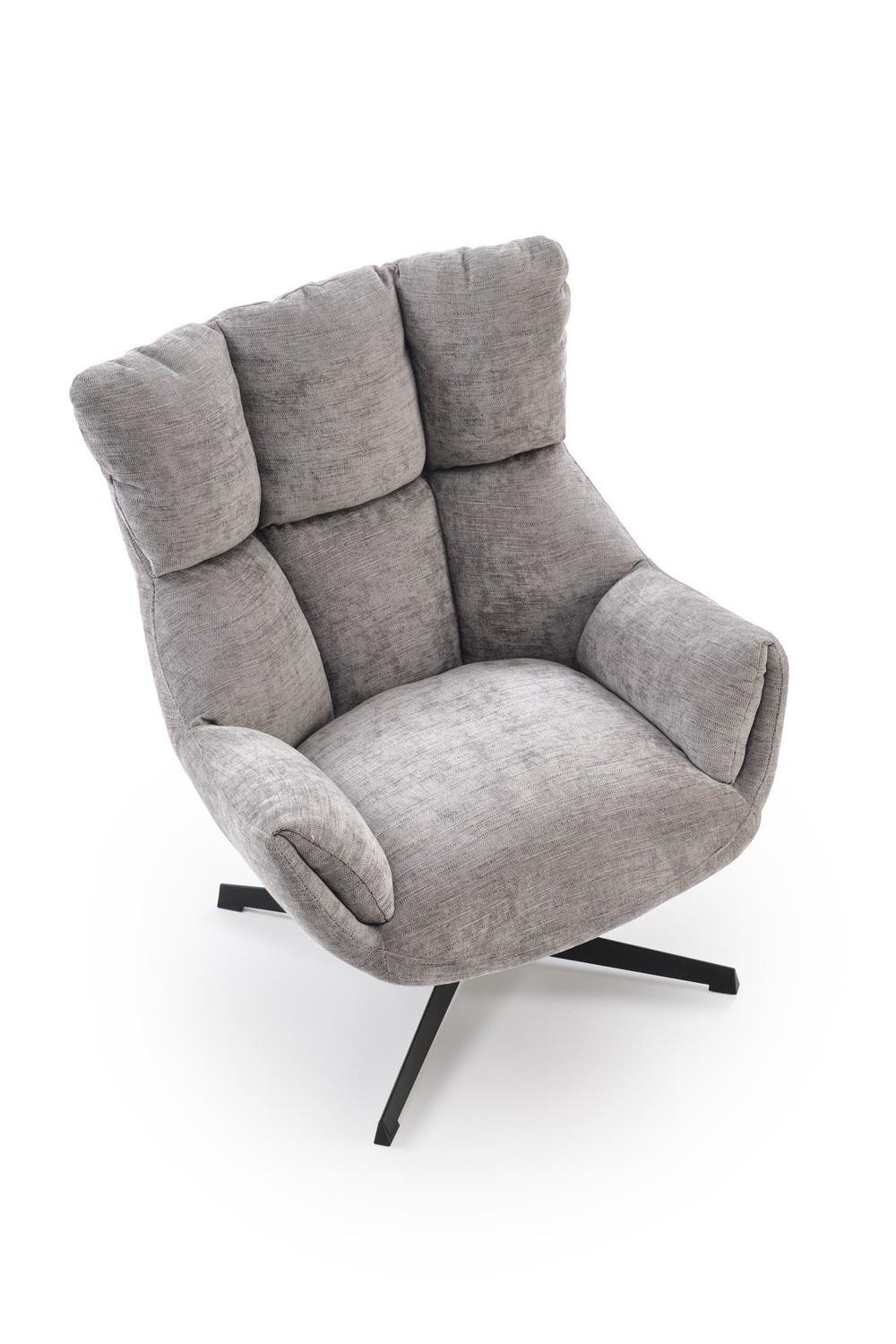 DREHSESSEL mit Polsterung COZY 360° Textil Lookway Möbel > Sessel > Polstersessel Grau