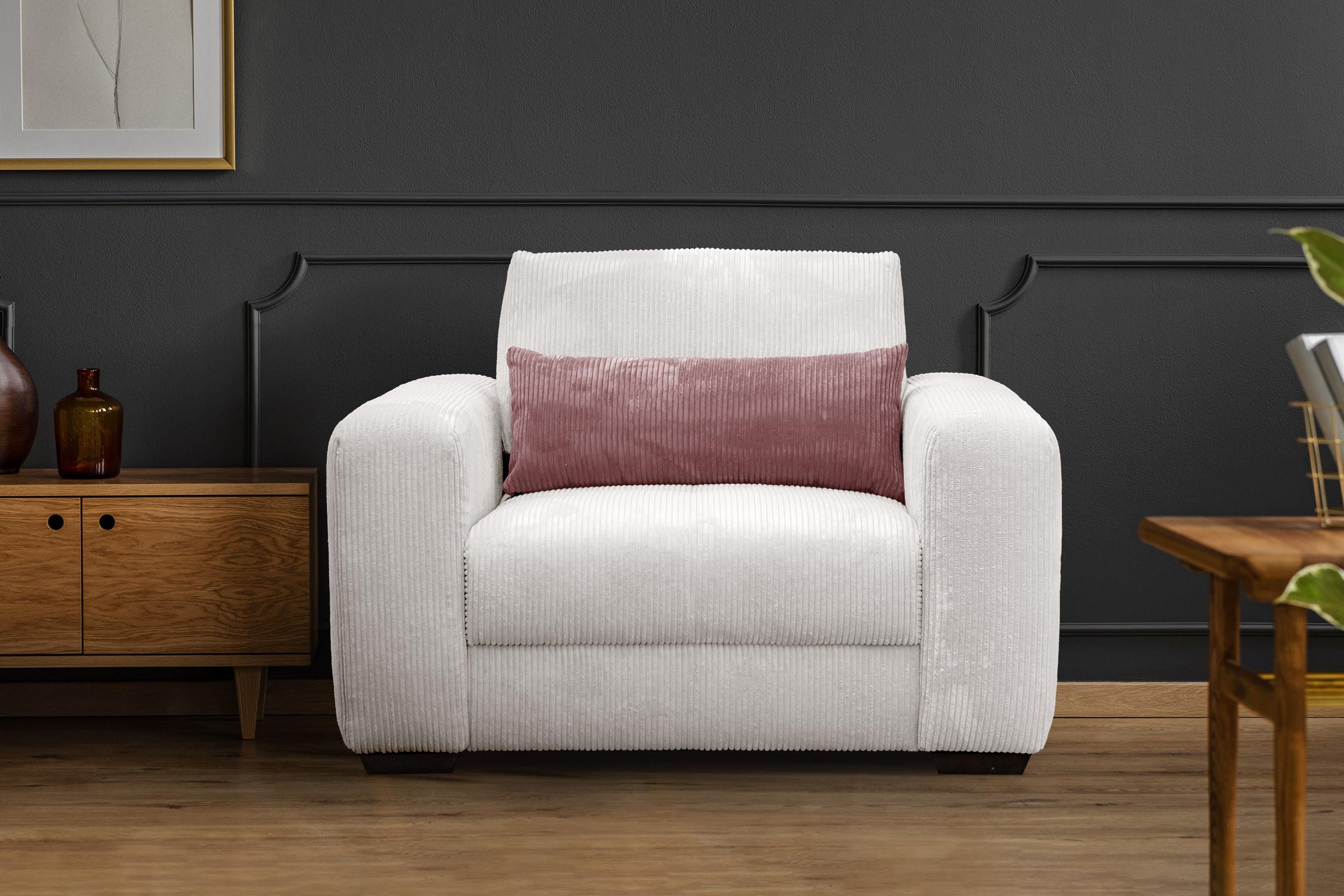 wohnli-moebel-suche-800001298670-1 SESSEL OLI in Cordstoff perlweiß Textil Wozimo Möbel > Sessel > Polstersessel Weiß