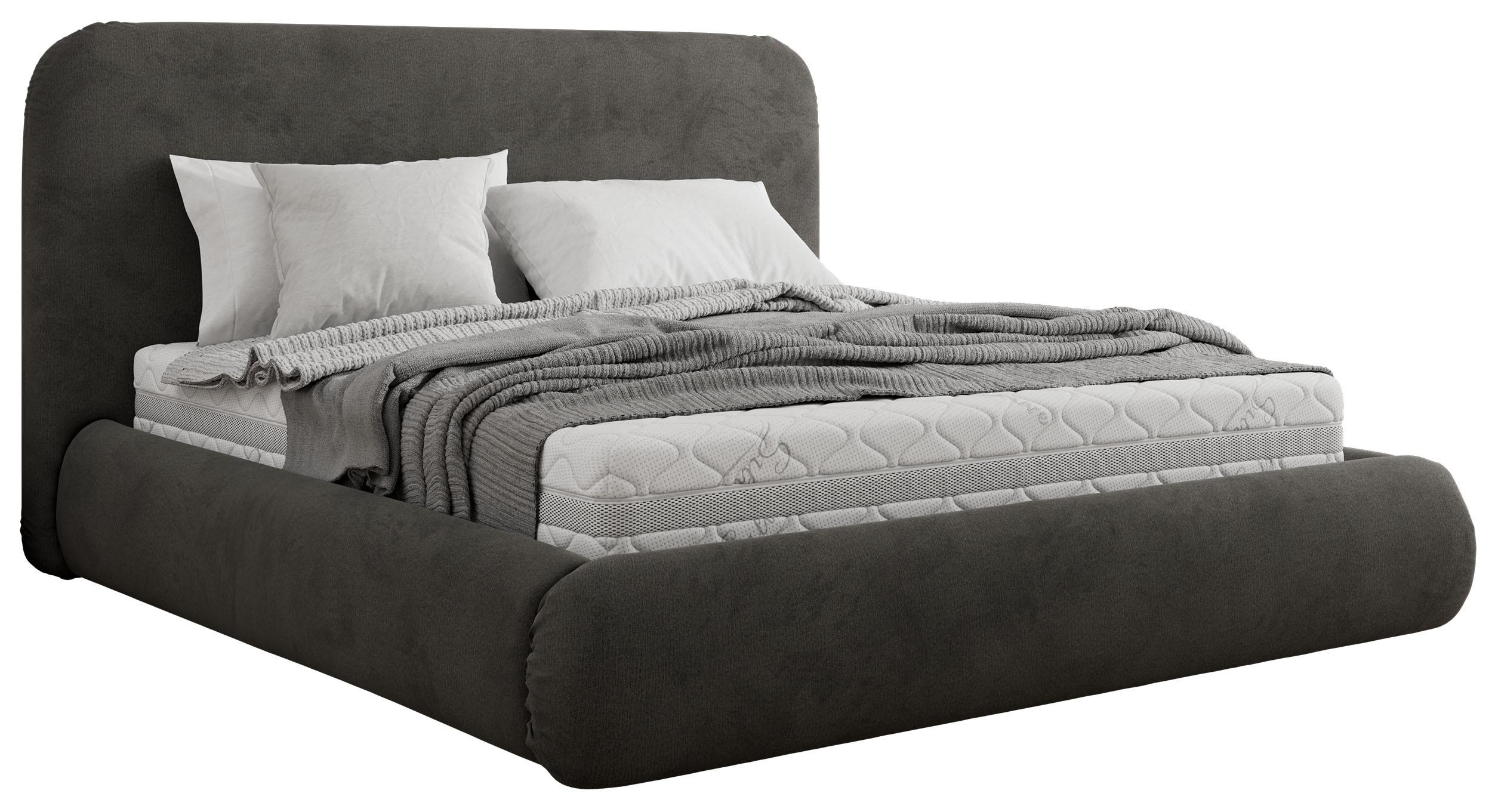 wohnli-moebel-suche-800001298999 Wohnli Möbelsuche - POLSTERBETT BENEA CLASSIC 160/200 - Dunkelgrau Velvet - Multipocket-Matratze