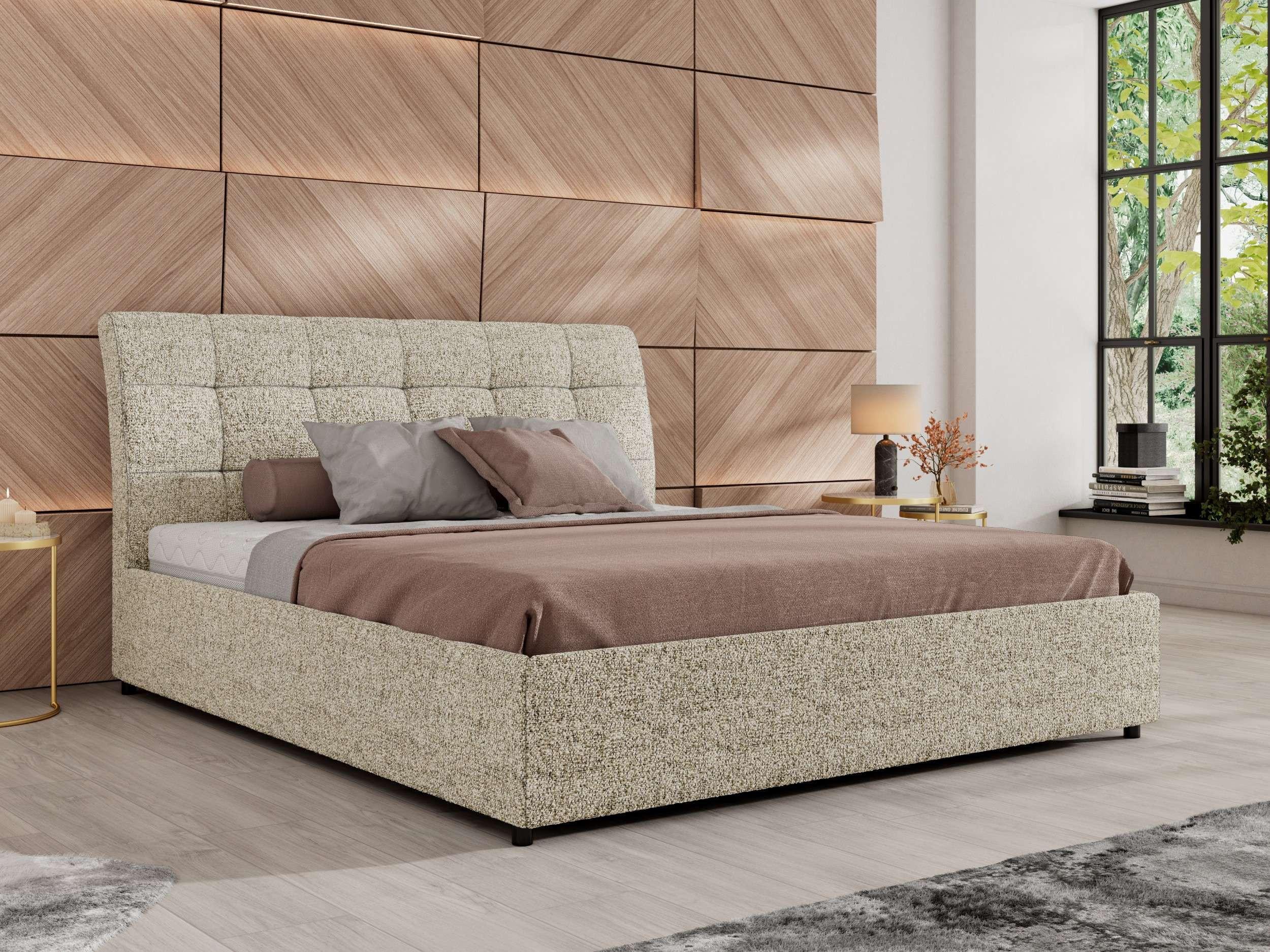 POLSTERBETT GALA CLASSIC 200/200 - Beige Strukture - Multipocket-Matratze Textil MKS Möbel > Betten > Polsterbetten Beige