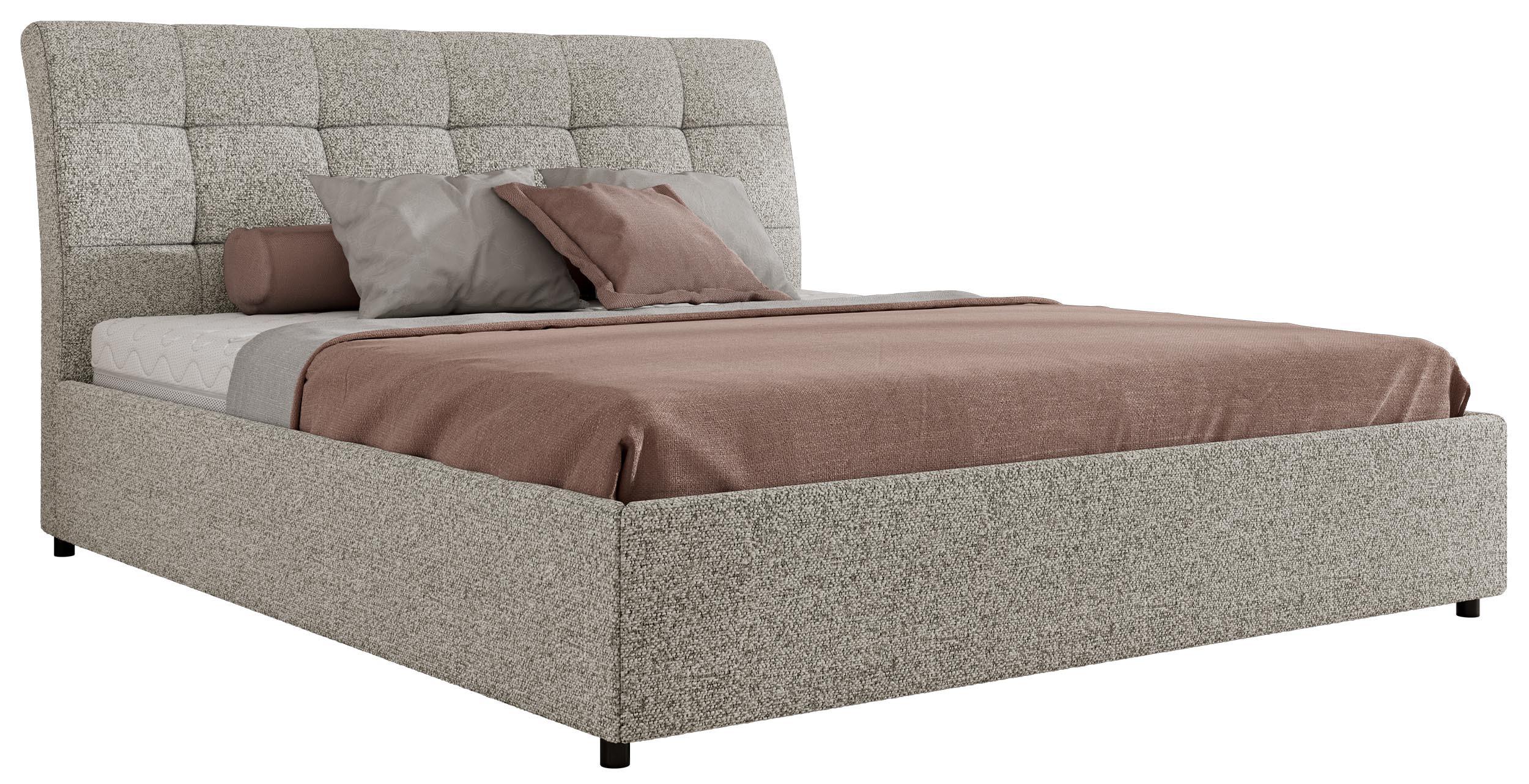 wohnli-moebel-suche-800001299894 Wohnli Möbelsuche - POLSTERBETT GALA CLASSIC 200/200 - Hellgrau Strukture - ohne Matratze