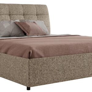 wohnli-moebel-suche-800001299898 Wohnli Möbelsuche - POLSTERBETT GALA CLASSIC 200/200 - Dunkelbeige Strukture - Pocket-Matratze