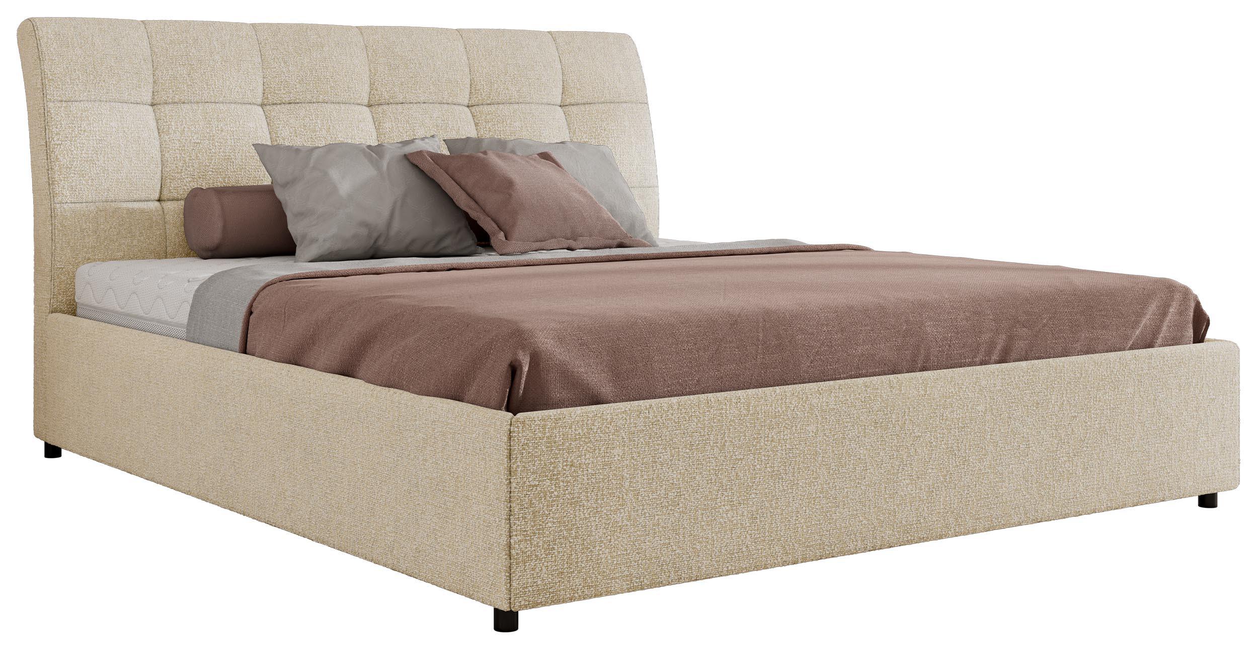 wohnli-moebel-suche-800001299962 Wohnli Möbelsuche - POLSTERBETT GALA CLASSIC 200/200 - Creme Strukture - Multipocket-Matratze