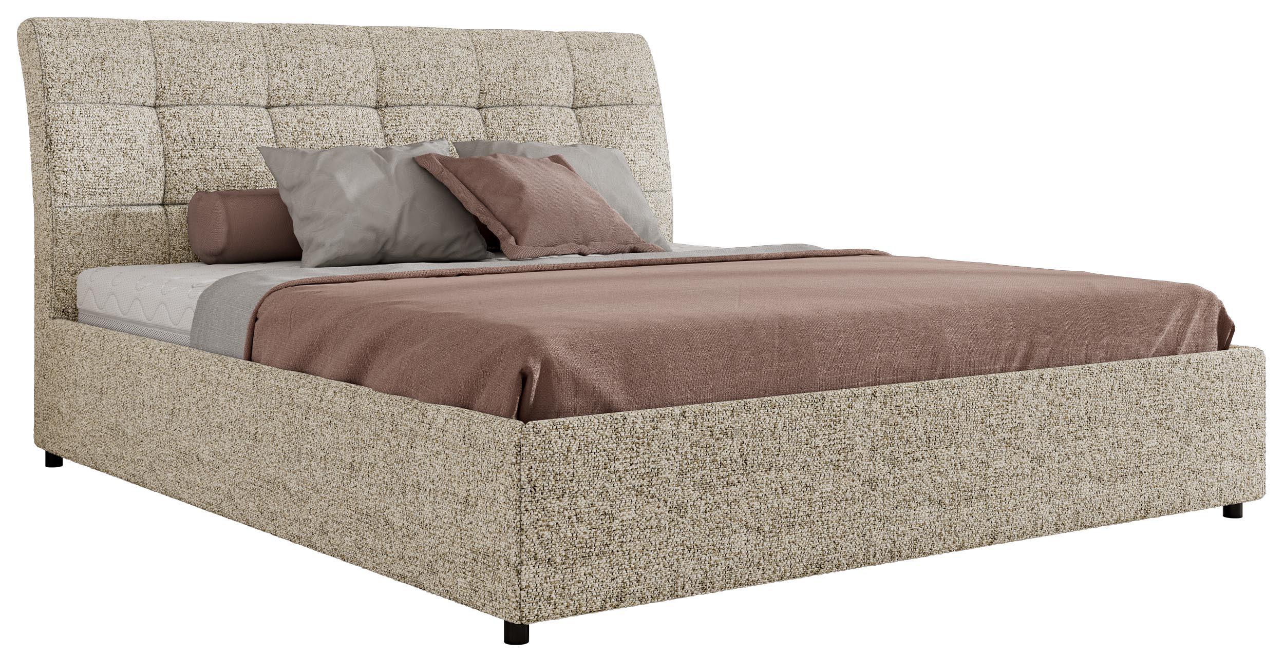 Wohnli Möbelsuche - POLSTERBETT GALA CLASSIC 180/200 - Beige Strukture - Multipocket-Matratze