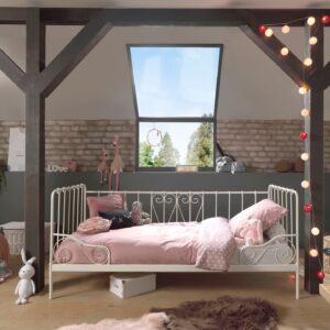 wohnli-moebel-suche-800001301900-1 METALLBETT Kamenka 205x90x95 aus Metall in Weiß Metall 58aufmkessel Möbel > Betten Weiß