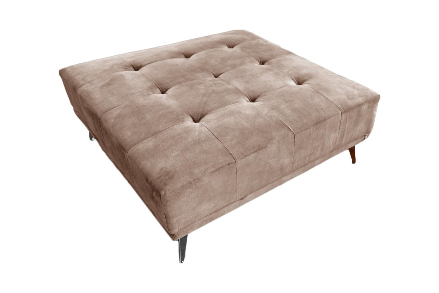 Wohnli Möbelsuche - HOCKER WIOLO Taupe Velvet