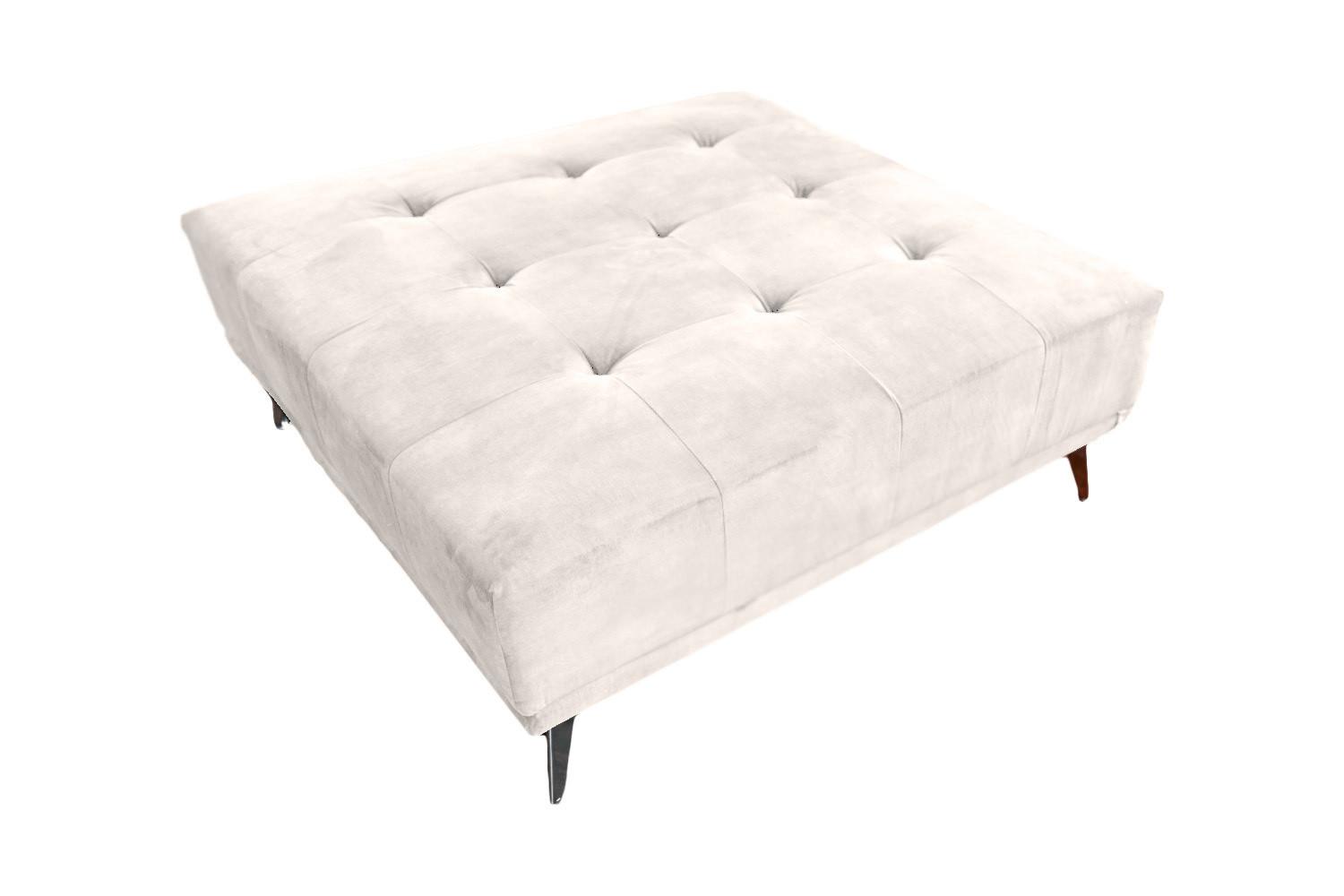 Wohnli Möbelsuche - HOCKER WIOLO Cremeweiß Velvet